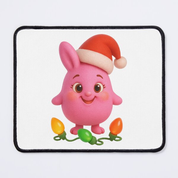 Item preview, Christmas Marshmallow Peep Girl designed and sold by Sillytoe.