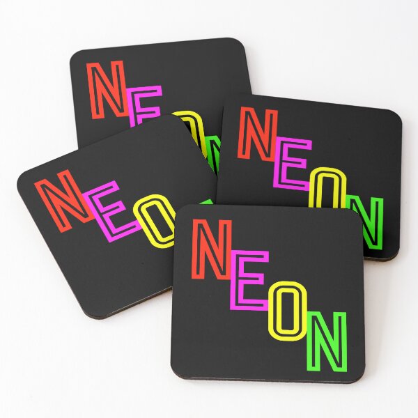 Item preview, Neon Colors Text designed and sold by Jeallan Designs.