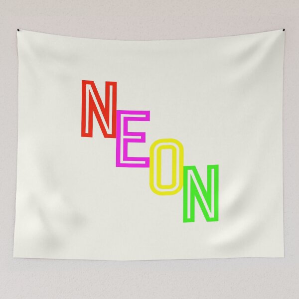 Item preview, Neon Colors Text designed and sold by Jeallan Designs.