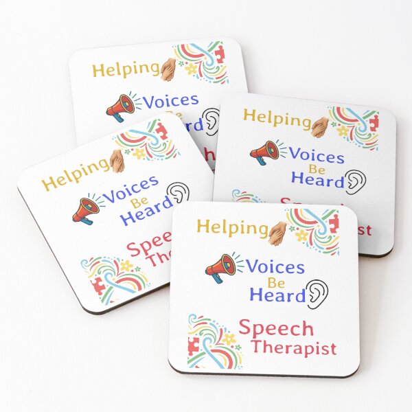 Item preview, Speech Therapist Helping Voices Be Heard Design designed and sold by PrintSparkDesigns.