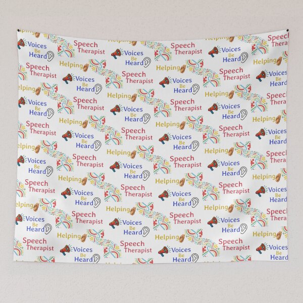 Item preview, Speech Therapist Helping Voices Be Heard Design designed and sold by PrintSparkDesigns.