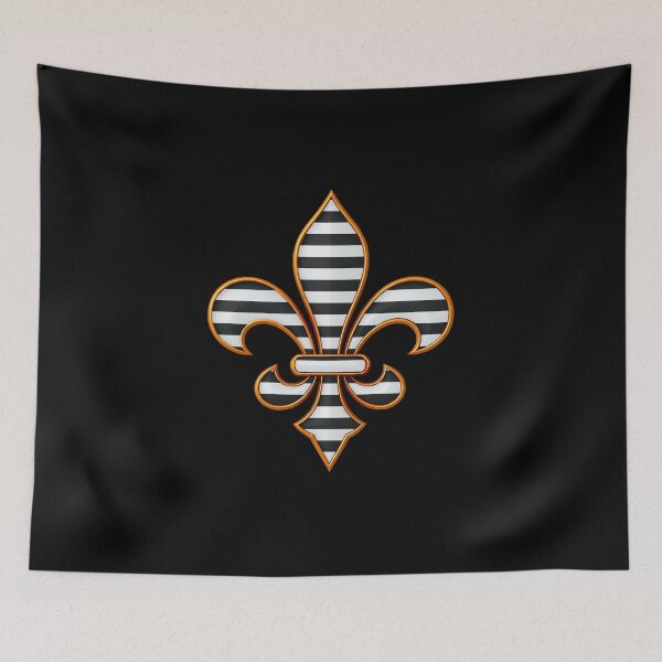 Item preview, Stripes Fleur-de-lis  designed and sold by PatternTitan.