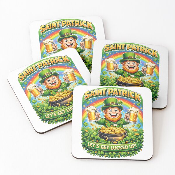 Item preview, Funny Saint Patrick’s Day Leprechaun – Let’s Get Lucked Up Cartoon Design designed and sold by Wear Sculpt.