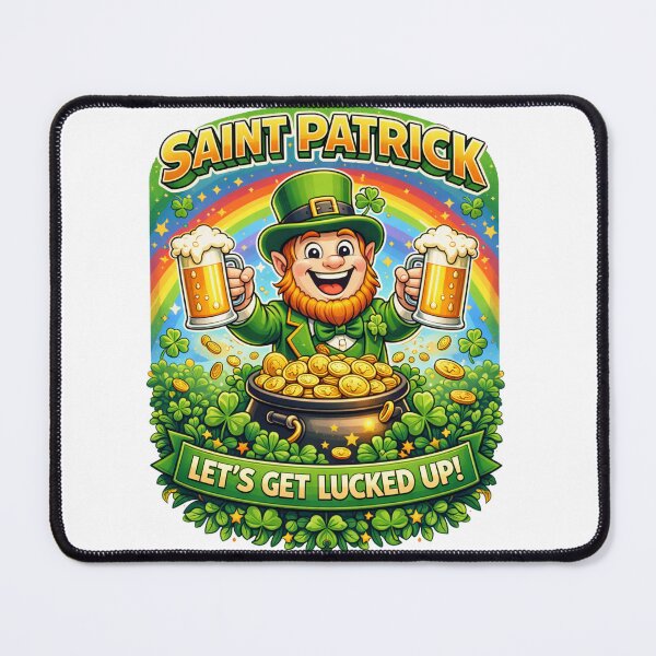Item preview, Funny Saint Patrick’s Day Leprechaun – Let’s Get Lucked Up Cartoon Design designed and sold by Wear Sculpt.