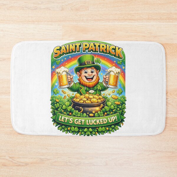 Item preview, Funny Saint Patrick’s Day Leprechaun – Let’s Get Lucked Up Cartoon Design designed and sold by Wear Sculpt.