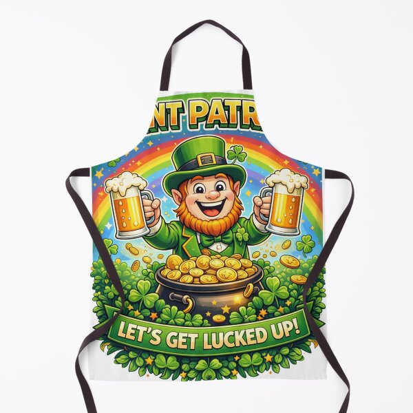 Item preview, Funny Saint Patrick’s Day Leprechaun – Let’s Get Lucked Up Cartoon Design designed and sold by Wear Sculpt.