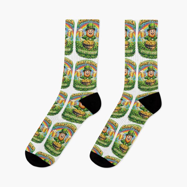 Item preview, Funny Saint Patrick’s Day Leprechaun – Let’s Get Lucked Up Cartoon Design designed and sold by Wear Sculpt.