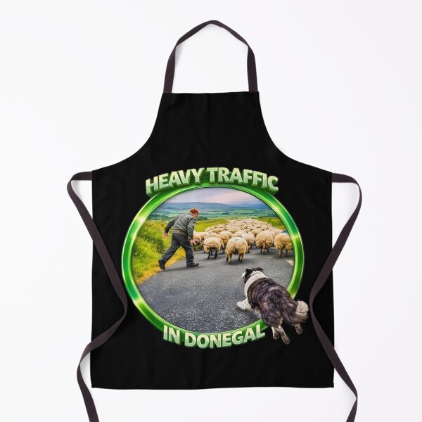 Item preview, Heavy Traffic In Donegal Sheep Blocking the Road remastered designed and sold by OliDesigns.