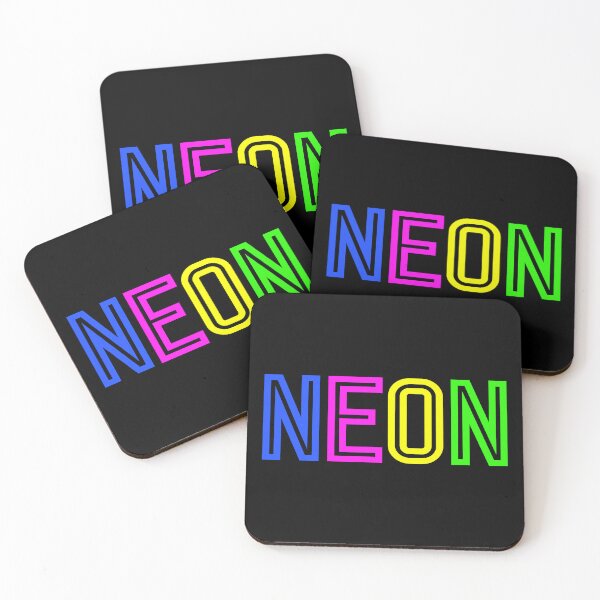 Item preview, Neon Word Text designed and sold by Jeallan Designs.