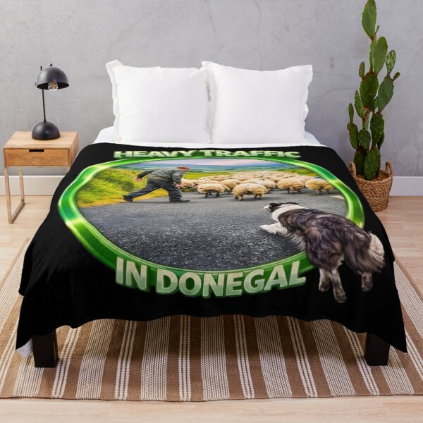 Item preview, Heavy Traffic In Donegal Sheep Blocking the Road remastered designed and sold by OliDesigns.