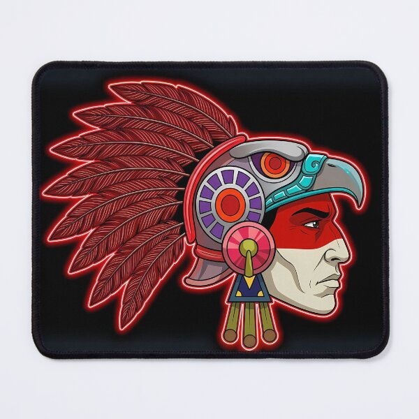 Item preview, Aztec Warrior of the Red Headdress designed and sold by Catrina luna.
