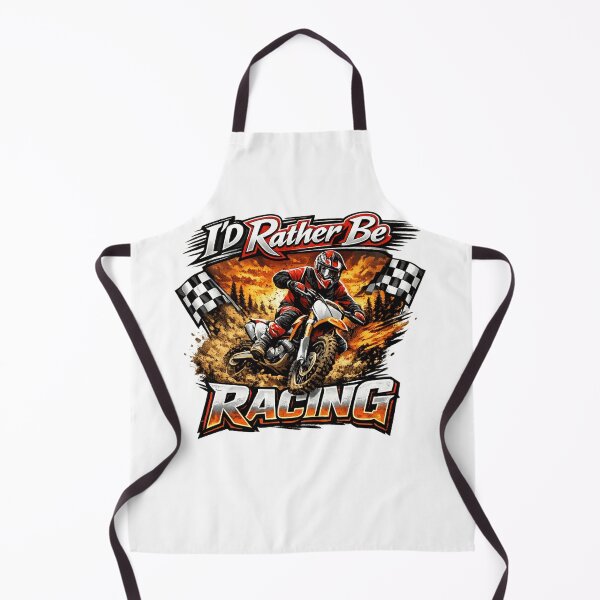 Item preview, I'd Rather Be Racing Dirt Bike designed and sold by ttuniques.