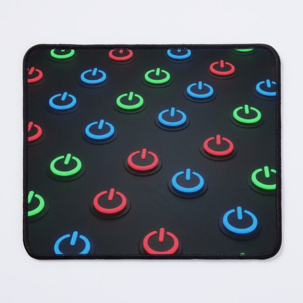Item preview, Power Button Pattern designed and sold by StickVerse by Owais.