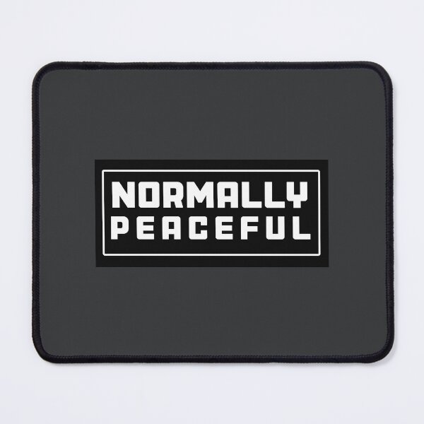 Item preview, Normally Peaceful designed and sold by AuroraXGreen.