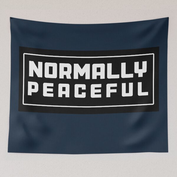 Item preview, Normally Peaceful designed and sold by AuroraXGreen.