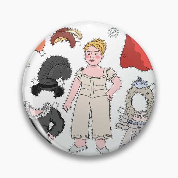 Item preview, Caroline of Brunswick paper doll designed and sold by VulgarHistory.