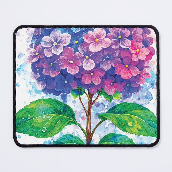 Item preview, Watercolor Hydrangea Flower Botanical Illustration designed and sold by Gold Turtle  Lina.