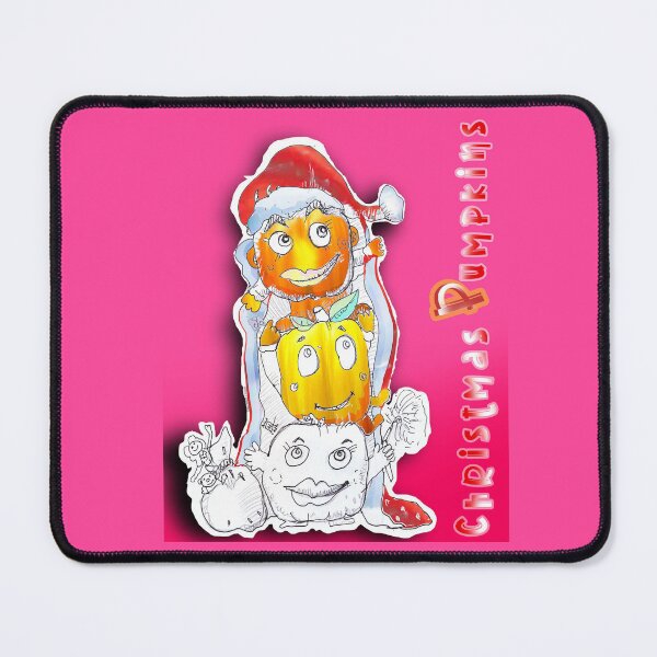 Item preview, Christmas Pumpkins - Halloween Pumpkins Playing Santa Claus (Drawing by ACCI) designed and sold by VanyssaGraphics.