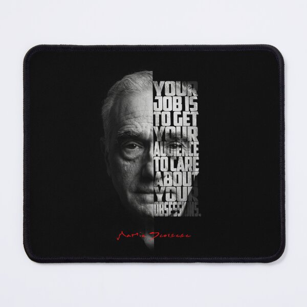 Item preview, Black and white Martin Scorsese Legendary Director quote. designed and sold by Enea Kelo.