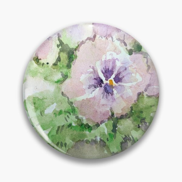 Item preview, Watercolor Pansies designed and sold by Kara Draws.