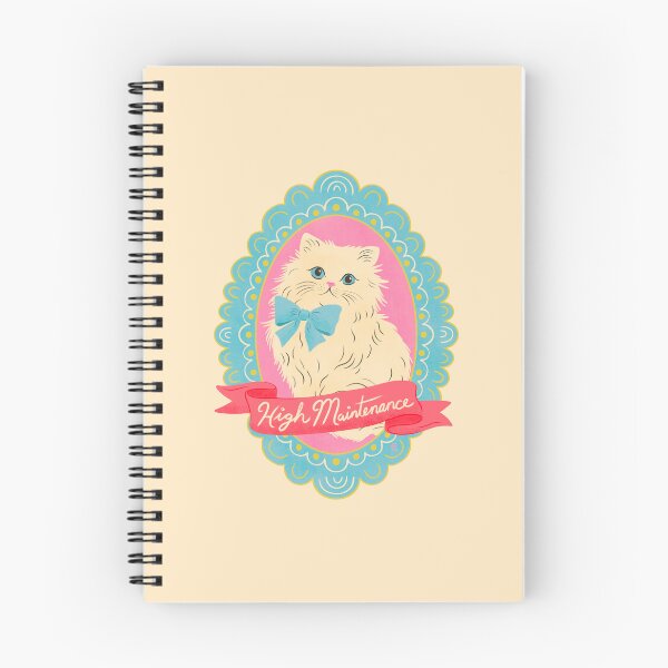Item preview, High Maintenance Funny Cat Illustration | Cute Persian Cat Lover Art designed and sold by Carrie Cantwell Art.