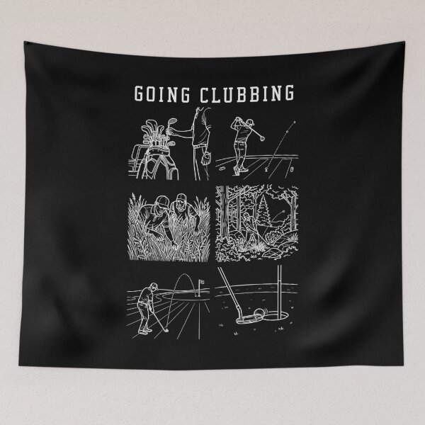 Item preview, Funny Golf Going Clubbing Golfer Diagram designed and sold by GrandeDuc.