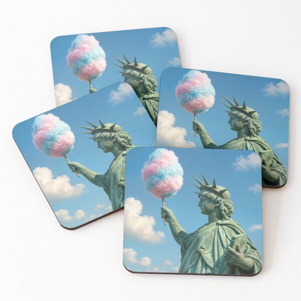 Item preview, Stature of Liberty Holding Cotton Candy designed and sold by Maria Dryfhout.