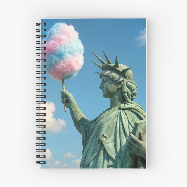 Item preview, Stature of Liberty Holding Cotton Candy designed and sold by Maria Dryfhout.