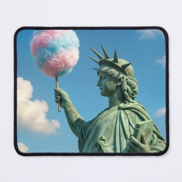 Item preview, Stature of Liberty Holding Cotton Candy designed and sold by Maria Dryfhout.