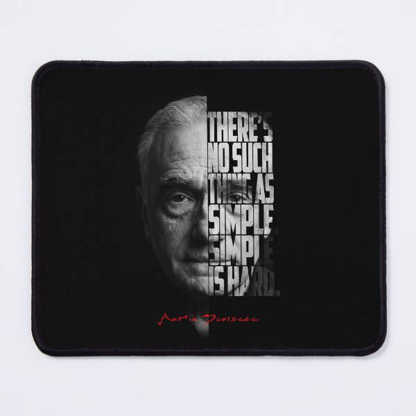 Item preview, Black and white Martin Scorsese Legendary Director quote. designed and sold by Enea Kelo.