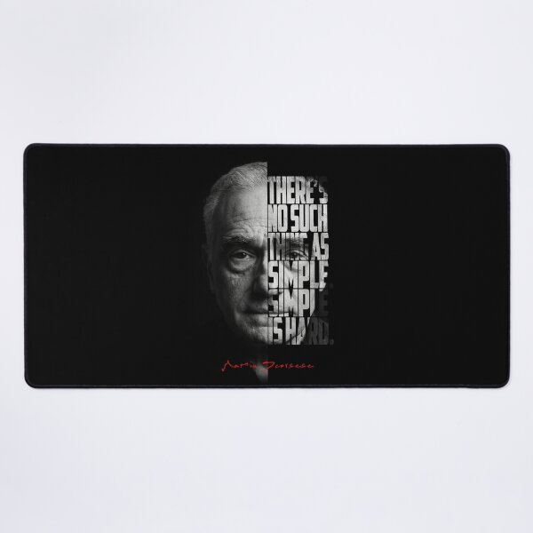 Item preview, Black and white Martin Scorsese Legendary Director quote. designed and sold by Enea Kelo.