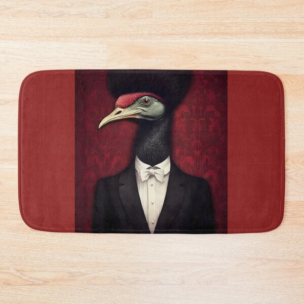 Item preview, Anthropomorphic Bird Being in Formal Attire - Surrealist Art with Vintage and Elegant Style designed and sold by Hipatye26.