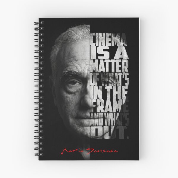 Item preview, Black and white Martin Scorsese Legendary Director quote. designed and sold by Enea Kelo.