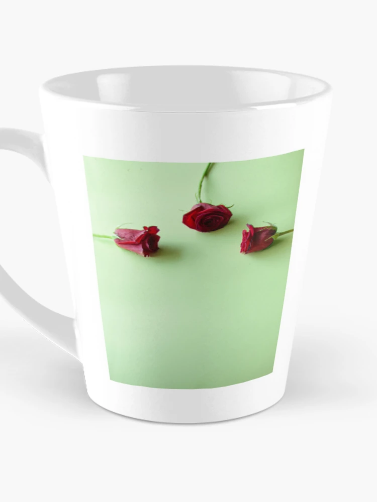 Thumbnail 3 of 4, Coffee Mug, Three Red Roses designed and sold by RubyDelAngel.