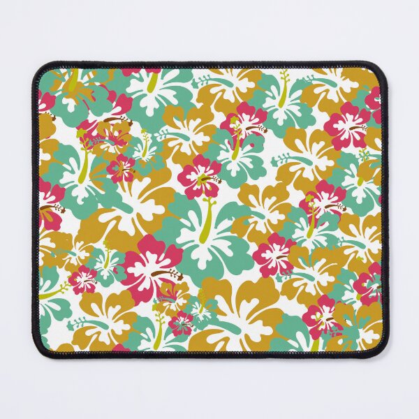 Item preview, Tropical Hawaiian Hibiscus Floral Pattern designed and sold by Studio Yvonne .