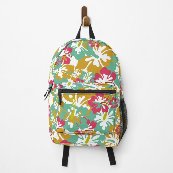 Item preview, Tropical Hawaiian Hibiscus Floral Pattern designed and sold by Studio Yvonne .