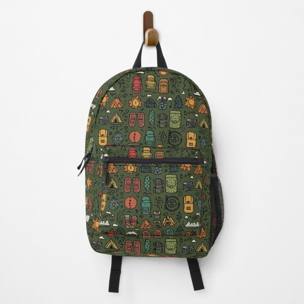 Item preview, Olive Green Dense Camping Equipment Art designed and sold by Piotrek0001.