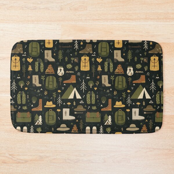 Item preview, Black Background Outdoor Survival Elements designed and sold by Piotrek0001.