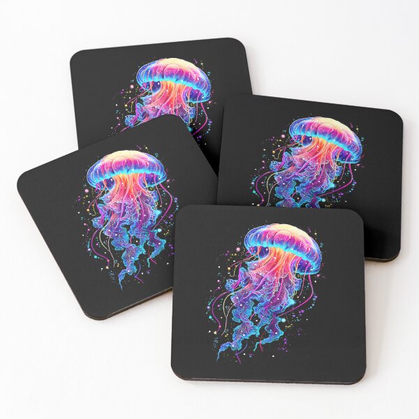 Item preview, Retro Jellyfish Rainbow Sea Ocean Lover Men Women Kids designed and sold by Boutkimaewab.