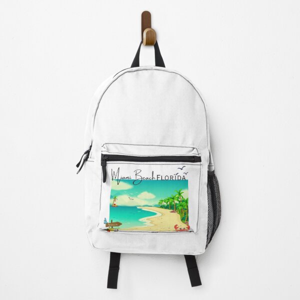 Item preview, Beach Crab Scene – Miami Beach FL Shirt | Tropical Coastal Vacation Vibes designed and sold by DonnaRaine.