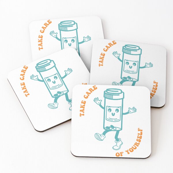 Item preview, Take Care of Yourself Pill Bottle – Cute Pharmacy Cartoon | Healthcare Worker Gift designed and sold by Pao's Mind.