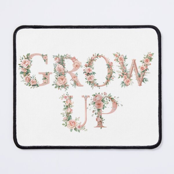 Item preview, Grow Up Rose, Diamonds and Pearls designed and sold by CraftyPug POD.