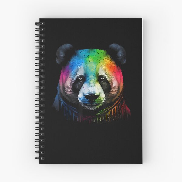Item preview, Panda Colorful Pop Art Splash Art Tie Dye Rainbow designed and sold by Boutkimaewab.