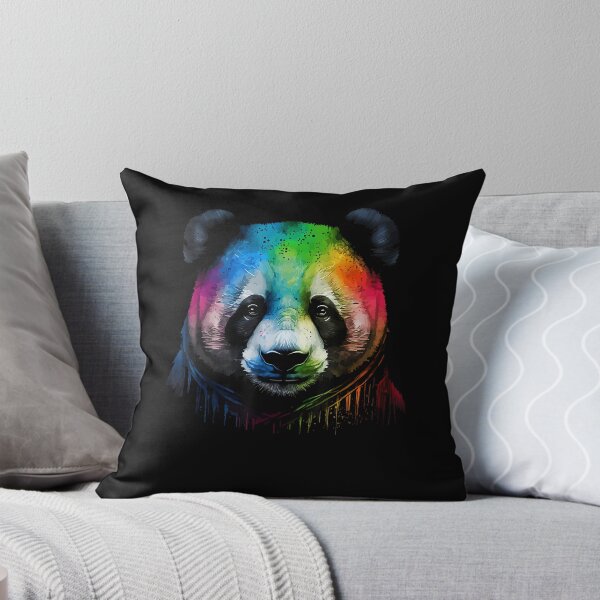 Item preview, Panda Colorful Pop Art Splash Art Tie Dye Rainbow designed and sold by Boutkimaewab.