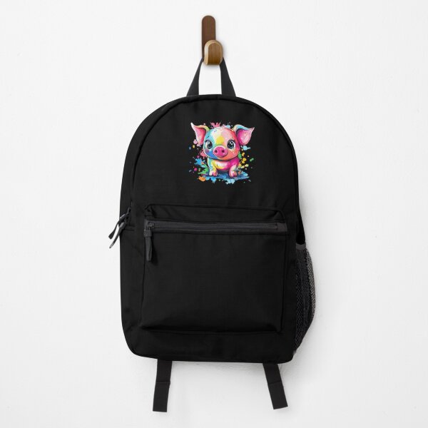 Item preview, Rainbow Piggy Cute Colorful Animal Splash Art designed and sold by Boutkimaewab.