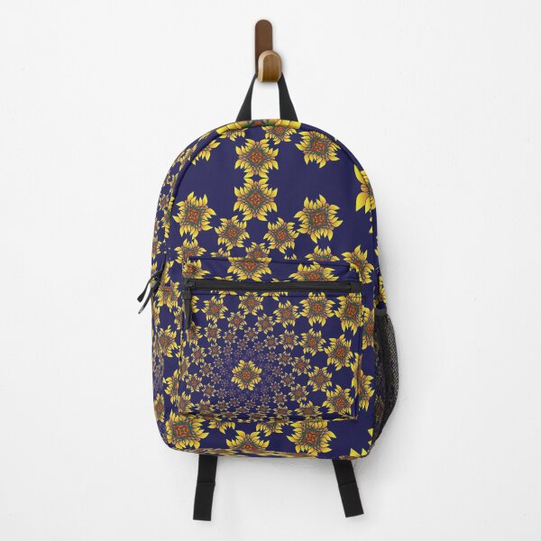 Item preview, Golden Botanical Fractal Mandala Garden designed and sold by OIL Pattern Design .