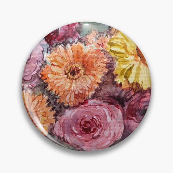 Item preview, Watercolor Flower Bouquet designed and sold by Kara Draws.