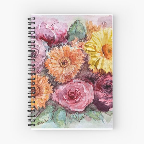 Item preview, Watercolor Flower Bouquet designed and sold by Kara Draws.