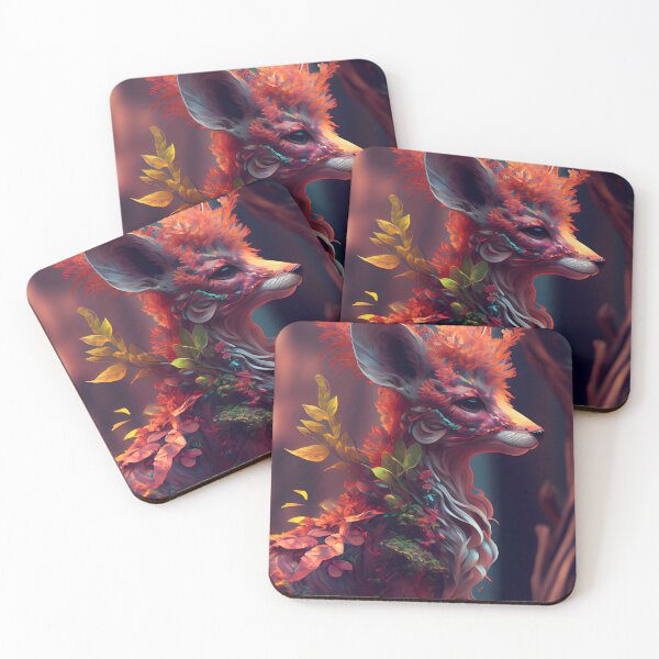 Item preview, Fantastic Deer in Autumnal-Vegetal Style - Fantastic Art that Unites Fauna and the Botanical World designed and sold by Hipatye26.