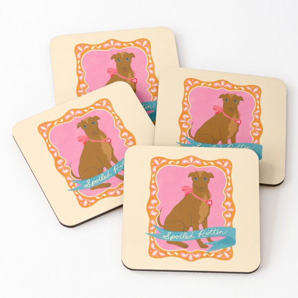 Item preview, Spoiled Rotten Sighthound Illustration | Cute Italian Greyhound Dog Art designed and sold by Carrie Cantwell Art.